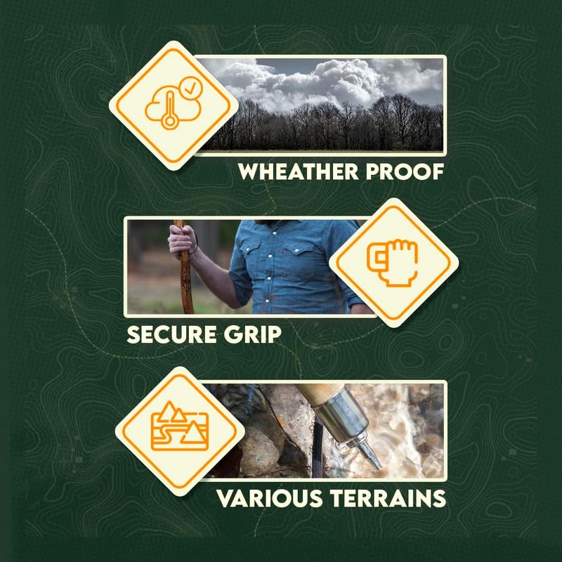 SE عصا مشي من الخشب الطبيعي - ‎WS62 - Image 5